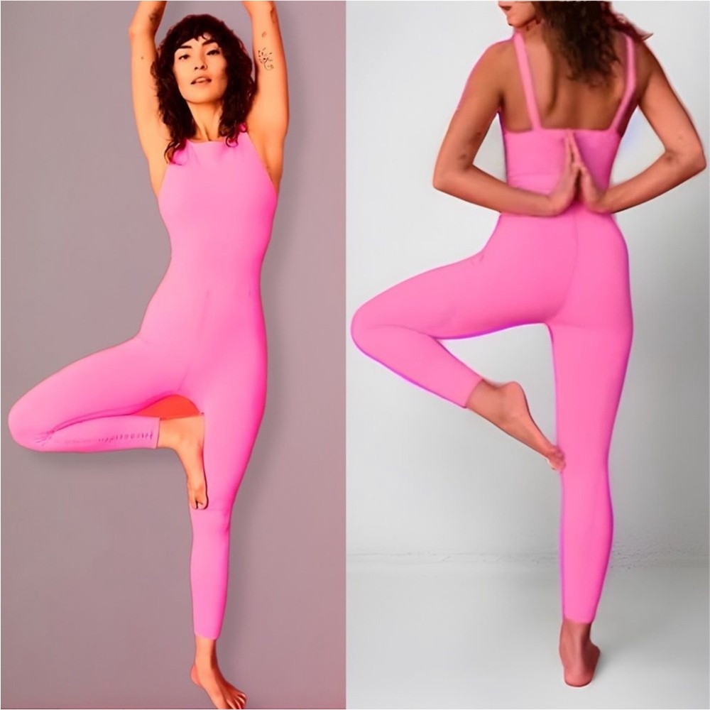 NWOT Free People Movement Good Karma High Neck Onesie